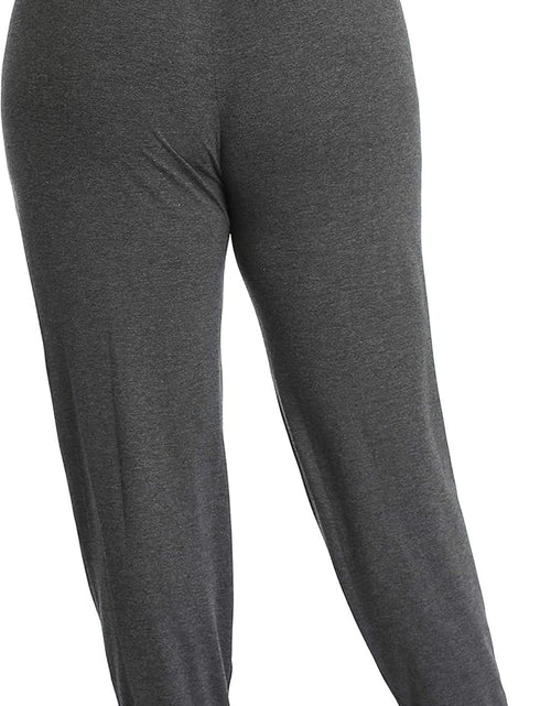 Load image into Gallery viewer, Women'S plus Size Casual Lounge Yoga Pants Comfy Relaxed Joggers Pants Drawstring with Pockets
