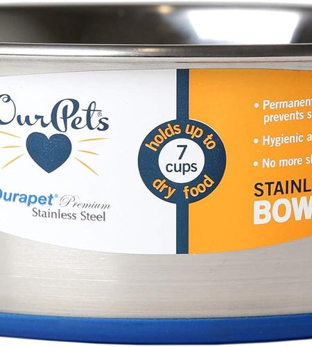Durapet Dog Bowls, Dog Food Bowls & Dog Water Bowls (Stainless Steel Dog Bowl to Replace Ceramic Dog Bowls) Large Dog Bowls, Dog Bowls Medium Sized Dogs & Dog Bowls Small Size Dog
