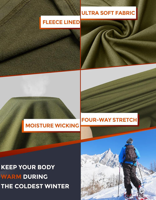 Load image into Gallery viewer, Thermal Underwear Set Winter Hunting Gear Sport Long Johns Base Layer Bottom Top Midweight
