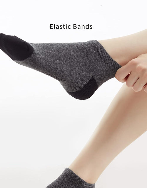 Load image into Gallery viewer, 10/20/600 Pairs Cotton/Poly Slim Fit or Cushion Low Cut Ankle Socks for Men/Women Wholesale Bulk Packs
