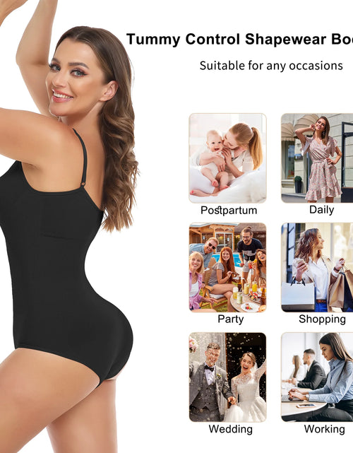 Load image into Gallery viewer, Shapewear for Women Tummy Control Body Shaper Snatched Waist Body Suit
