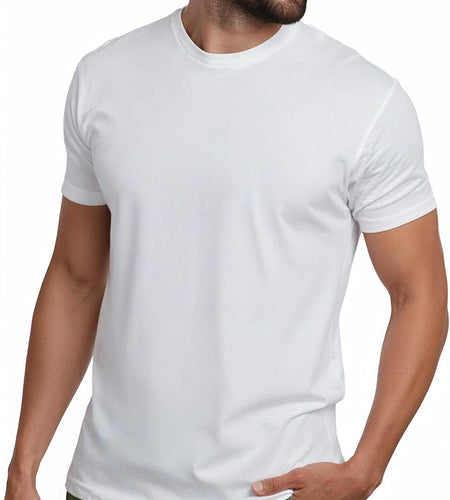 Men'S T-Shirts - Short Sleeve Crew Neck Soft Fitted Tees S - 4XL