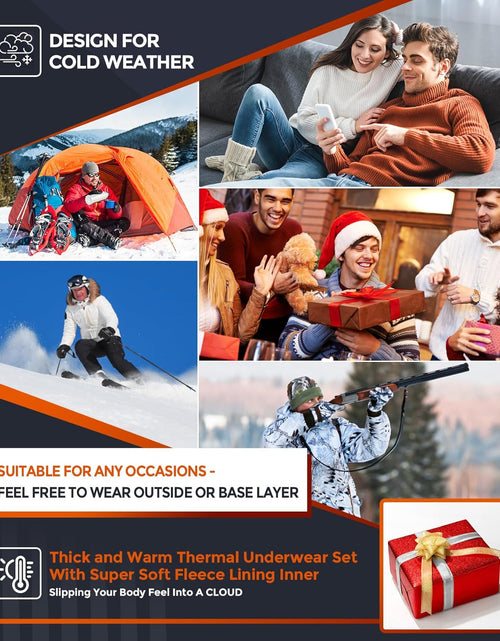 Load image into Gallery viewer, Thermal Underwear Set Winter Hunting Gear Sport Long Johns Base Layer Bottom Top Midweight
