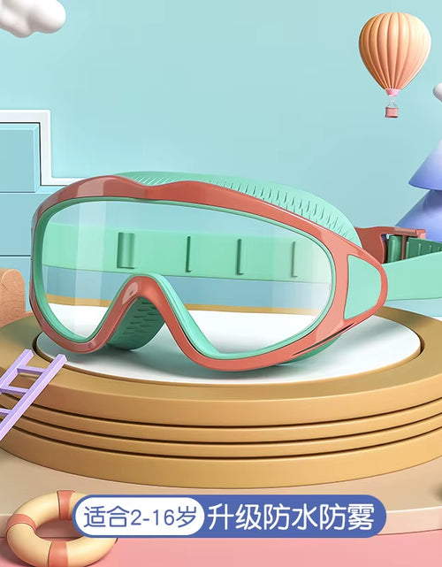 Load image into Gallery viewer, Aquachamp Kids Swim Set – Waterproof Anti-Fog Swimming Goggles &amp; Cap with Protective Case
