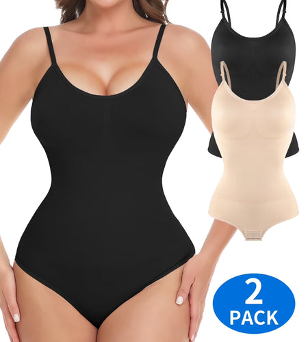 Shapewear Bodysuit for Women Tummy Control Body Shaper Snatched High Waist Body Suit
