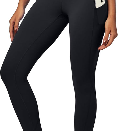 Leggings with Pockets for Women High Waisted Yoga Pants Women Tummy Control Workout Compression Running Leggings