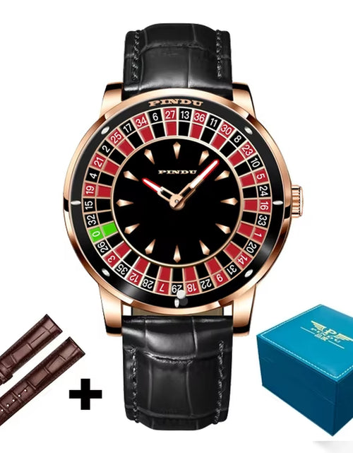 Load image into Gallery viewer, Roulette Series Watch Men'S Poker Fully Automatic Mechanical Watch Luminous Trendy Men'S Watch Large Dial Watch
