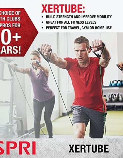 Load image into Gallery viewer, Xertube Resistance Bands with Handles – All Exercise Cords Sold Separately with Home Gym Fitness Door Anchor Attachment Option
