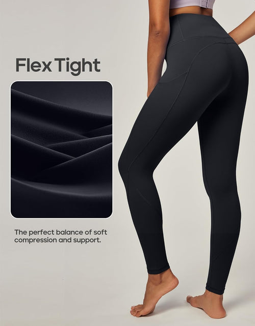 Load image into Gallery viewer, Leggings with Pockets for Women High Waisted Yoga Pants Women Tummy Control Workout Compression Running Leggings
