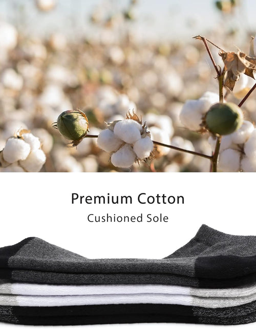 Load image into Gallery viewer, 10/20/600 Pairs Cotton/Poly Slim Fit or Cushion Low Cut Ankle Socks for Men/Women Wholesale Bulk Packs
