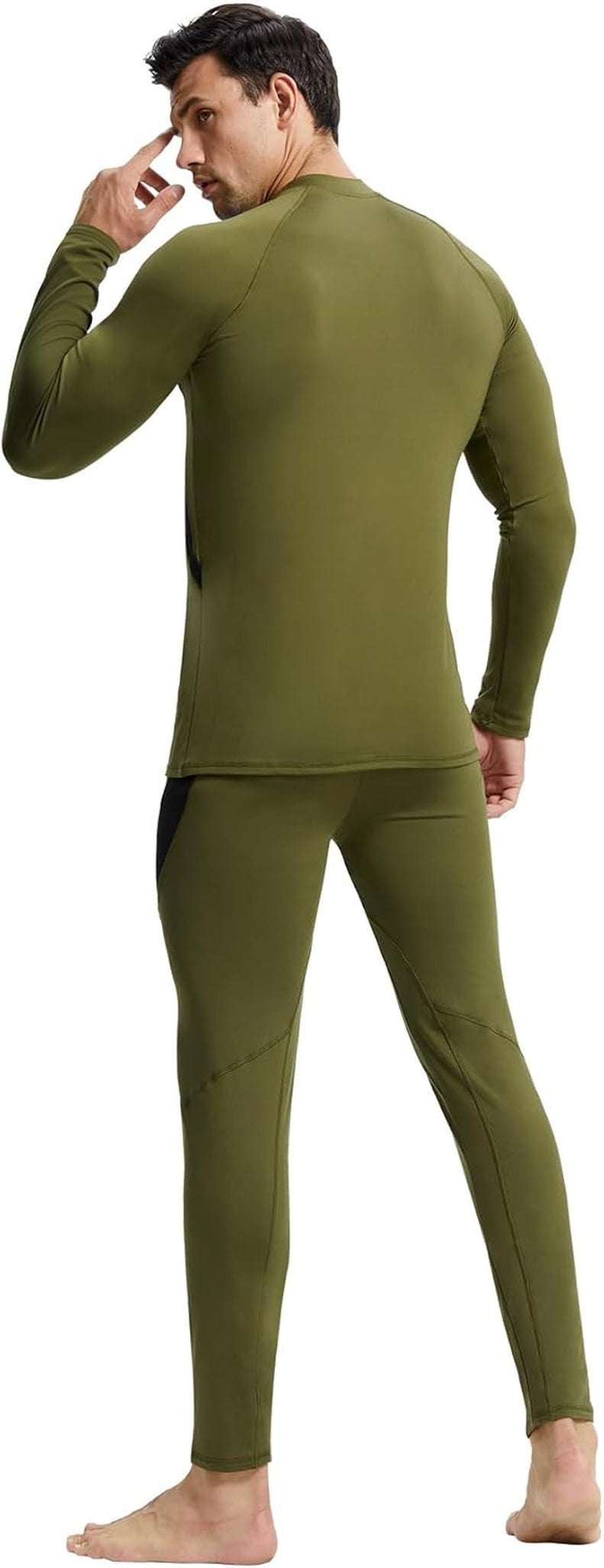 Thermal Underwear Set Winter Hunting Gear Sport Long Johns Base Layer Bottom Top Midweight
