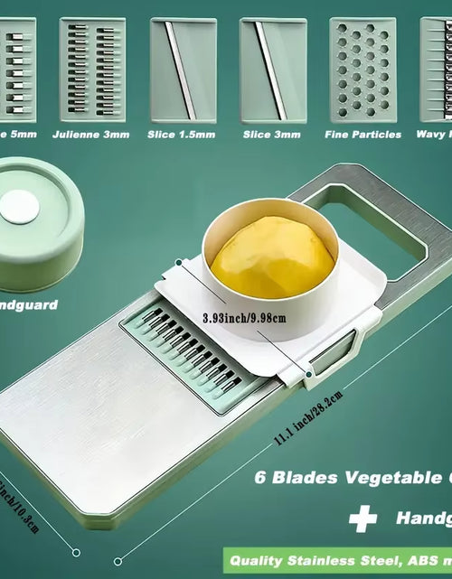 Load image into Gallery viewer, Chopmaster 6-In-1 Manual Vegetable Chopper – Ultimate Kitchen Slicer for Fast, Easy Prep Description:
