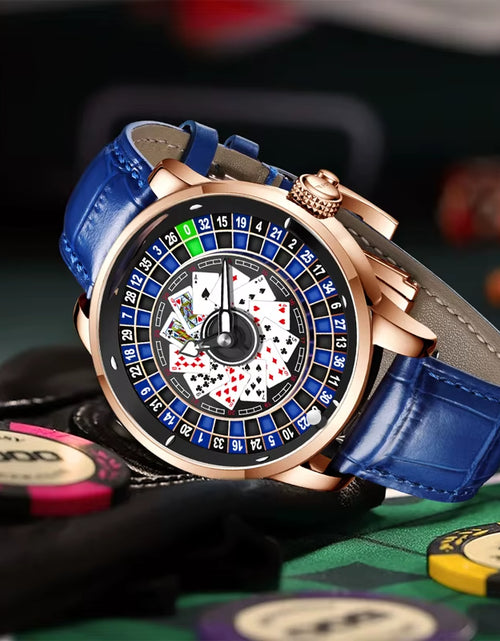 Load image into Gallery viewer, Roulette Series Watch Men'S Poker Fully Automatic Mechanical Watch Luminous Trendy Men'S Watch Large Dial Watch
