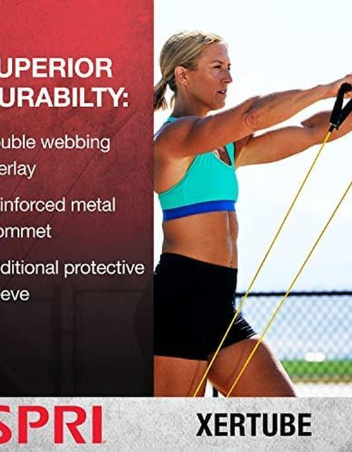 Load image into Gallery viewer, Xertube Resistance Bands with Handles – All Exercise Cords Sold Separately with Home Gym Fitness Door Anchor Attachment Option
