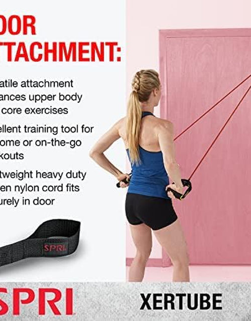 Load image into Gallery viewer, Xertube Resistance Bands with Handles – All Exercise Cords Sold Separately with Home Gym Fitness Door Anchor Attachment Option
