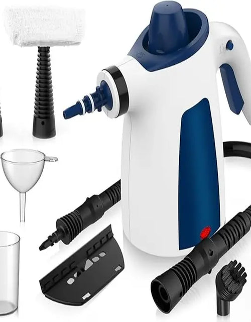 Load image into Gallery viewer, Pressurized Handheld Steam Cleaner &amp; Rechargeable Spin Scrubber
