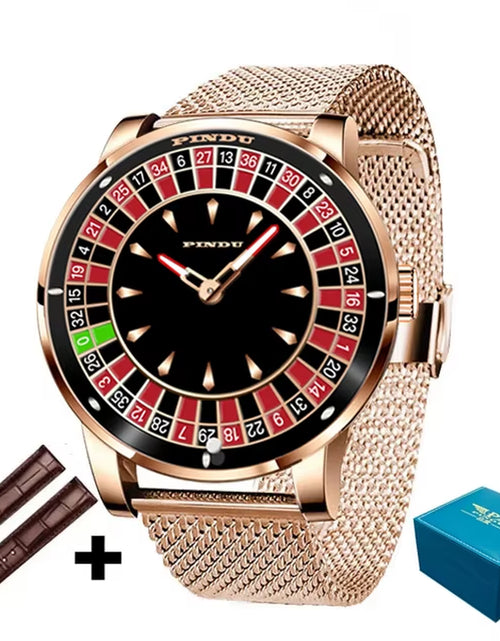 Load image into Gallery viewer, Roulette Series Watch Men'S Poker Fully Automatic Mechanical Watch Luminous Trendy Men'S Watch Large Dial Watch
