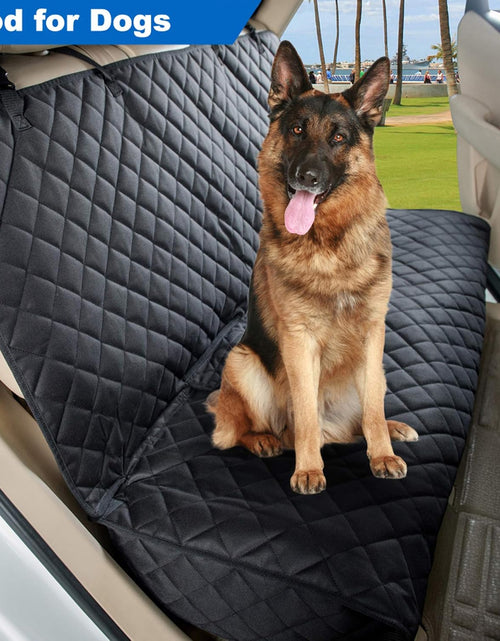 Load image into Gallery viewer, Bench Car Seat Cover Protector - Waterproof, Heavy-Duty and Nonslip Pet Car Seat Cover for Dogs with Universal Size Fits for Vehicles, Trucks &amp; Suvs(Black)
