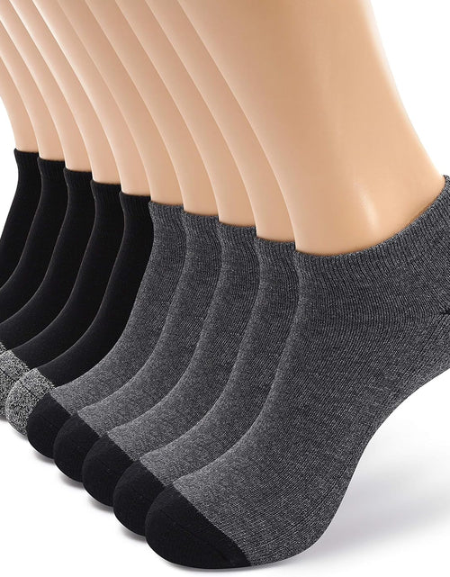Load image into Gallery viewer, 10/20/600 Pairs Cotton/Poly Slim Fit or Cushion Low Cut Ankle Socks for Men/Women Wholesale Bulk Packs
