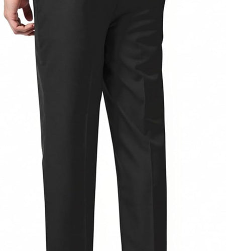 Mens Classic Slim Fit Fit Stretch Flat Front Slacks Dress Pants