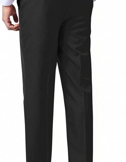 Load image into Gallery viewer, Mens Classic Slim Fit Fit Stretch Flat Front Slacks Dress Pants
