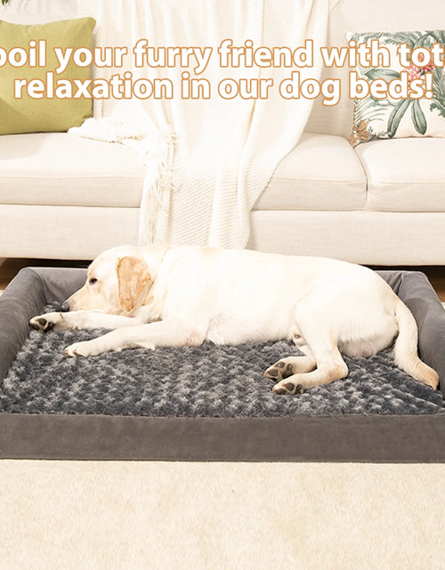 Load image into Gallery viewer, 29" Orthopedic Dog Bed for Medium Dogs with Waterproof Washable Cover and Memory Foam

