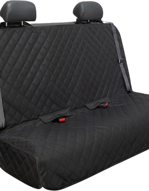 Load image into Gallery viewer, Bench Car Seat Cover Protector - Waterproof, Heavy-Duty and Nonslip Pet Car Seat Cover for Dogs with Universal Size Fits for Vehicles, Trucks &amp; Suvs(Black)
