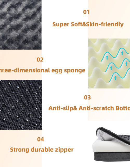 Load image into Gallery viewer, 29" Orthopedic Dog Bed for Medium Dogs with Waterproof Washable Cover and Memory Foam
