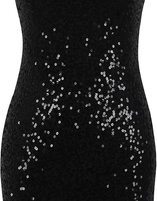 Load image into Gallery viewer, Women'S Sequin Cocktail Dress V Neck Bodycon Glitter Party Dress
