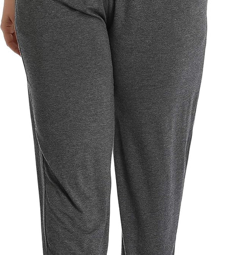 Women'S plus Size Casual Lounge Yoga Pants Comfy Relaxed Joggers Pants Drawstring with Pockets