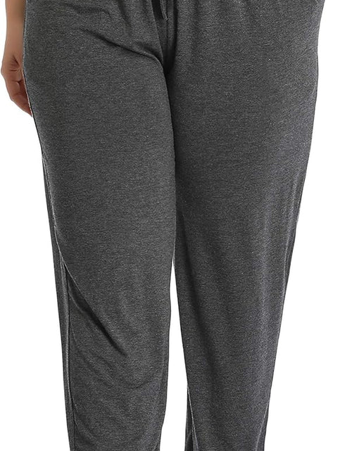 Load image into Gallery viewer, Women'S plus Size Casual Lounge Yoga Pants Comfy Relaxed Joggers Pants Drawstring with Pockets
