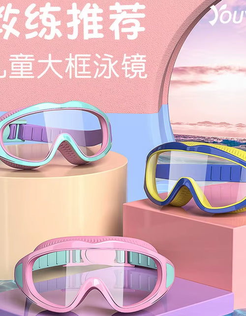 Load image into Gallery viewer, Aquachamp Kids Swim Set – Waterproof Anti-Fog Swimming Goggles &amp; Cap with Protective Case
