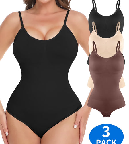 Shapewear Bodysuit for Women Tummy Control Body Shaper Snatched High Waist Body Suit