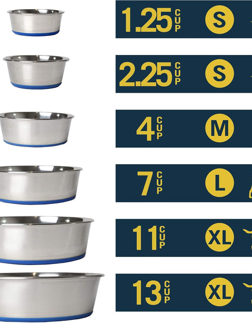 Load image into Gallery viewer, Durapet Dog Bowls, Dog Food Bowls &amp; Dog Water Bowls (Stainless Steel Dog Bowl to Replace Ceramic Dog Bowls) Large Dog Bowls, Dog Bowls Medium Sized Dogs &amp; Dog Bowls Small Size Dog
