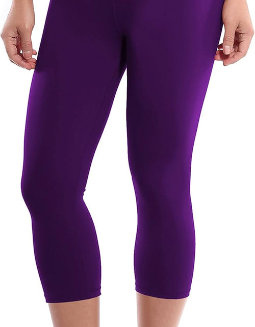 Load image into Gallery viewer, 19" Basic/Out Pockets High Waist Yoga Pants Women Workout Running Leggings Tummy Control
