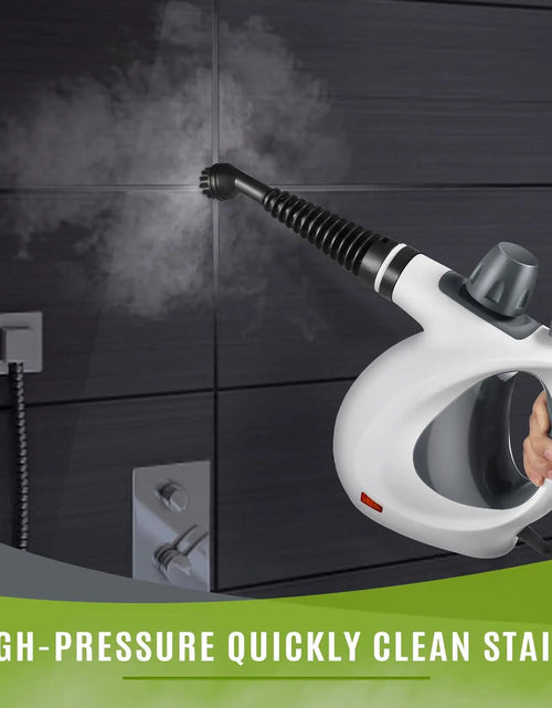 Load image into Gallery viewer, Pressurized Handheld Steam Cleaner &amp; Rechargeable Spin Scrubber
