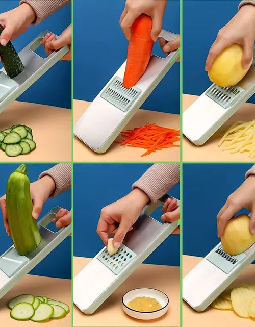 Load image into Gallery viewer, Chopmaster 6-In-1 Manual Vegetable Chopper – Ultimate Kitchen Slicer for Fast, Easy Prep Description:
