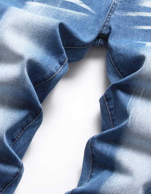 Load image into Gallery viewer, Men'S Slim Fit Stretch Jeans Ripped Skinny Jeans for Men, Distressed Straight Leg Fashion Comfort Flex Waist Pants
