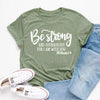 Olive Tee White Text